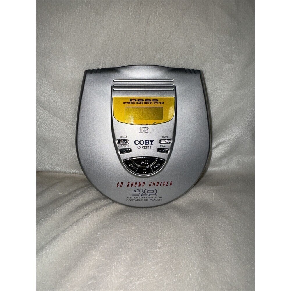 Coby (CX-CD848) Portable CD Player...Dynamic Bass Boost System!